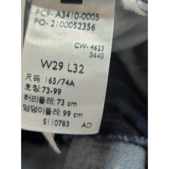 Levi's 726 Flare Jeans Womens 29x32 Blue Denim High Rise Medium Wash Distressed - Picture 11 of 15